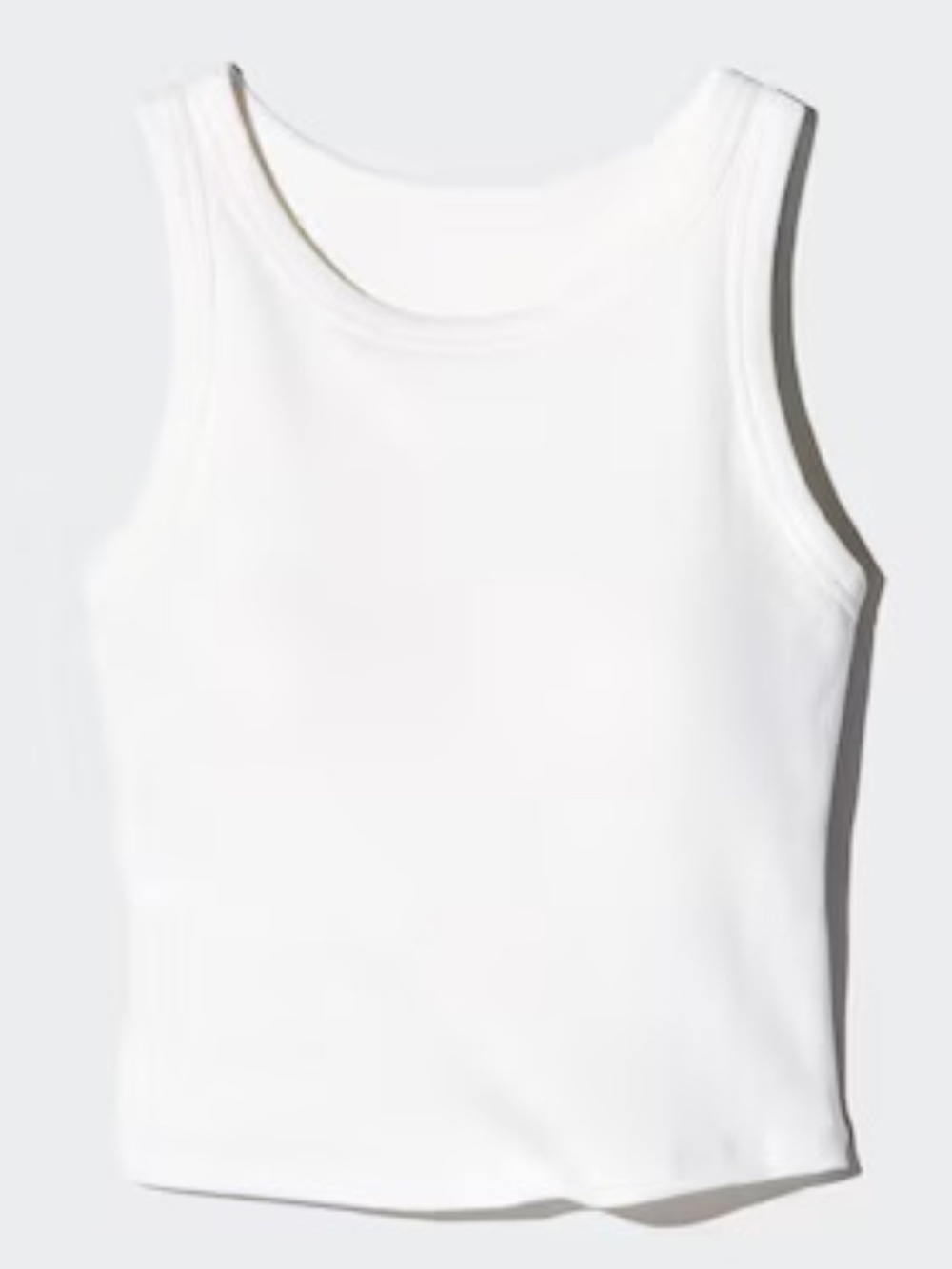 Uniqlo Ribbed Cropped Bra Top